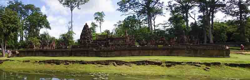98 - Camboya - Angkor - templo de Banteay Srei - panoramica